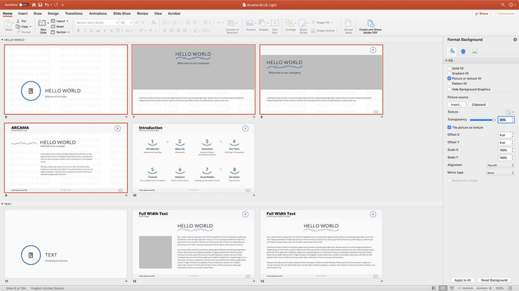 Adjust the opacity of the watermark