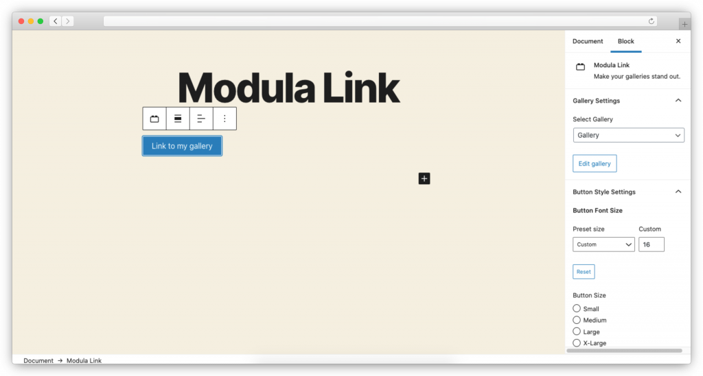 default gallery title