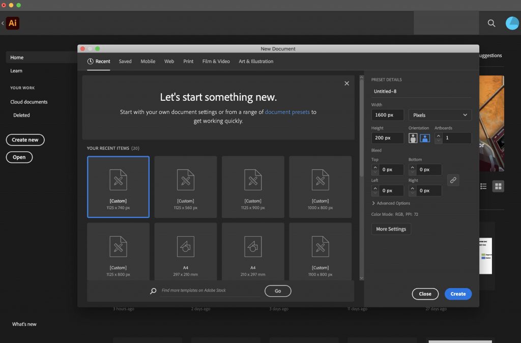 watermark in illustrator