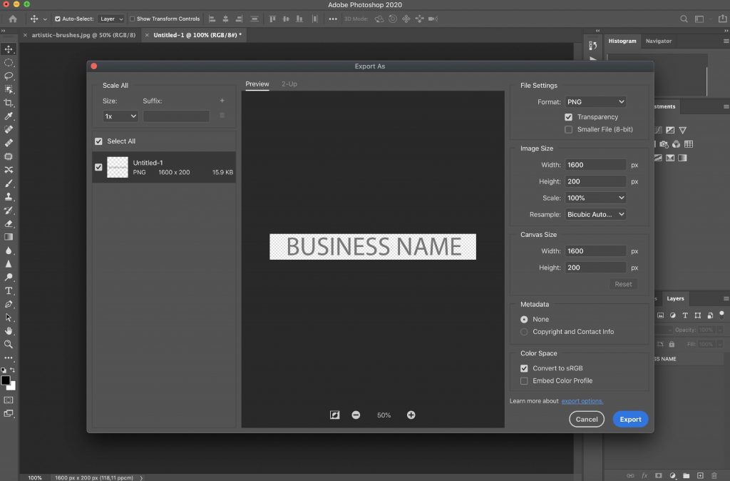 watermark in photoshop