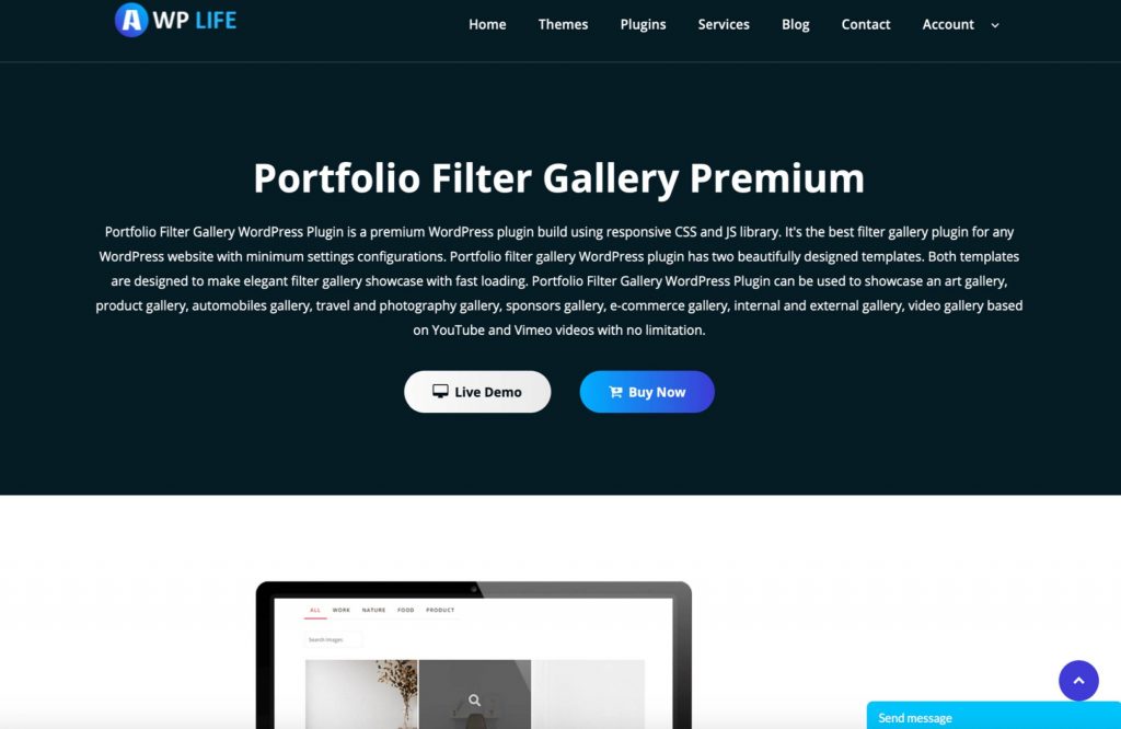 WordPress portfolio plugin