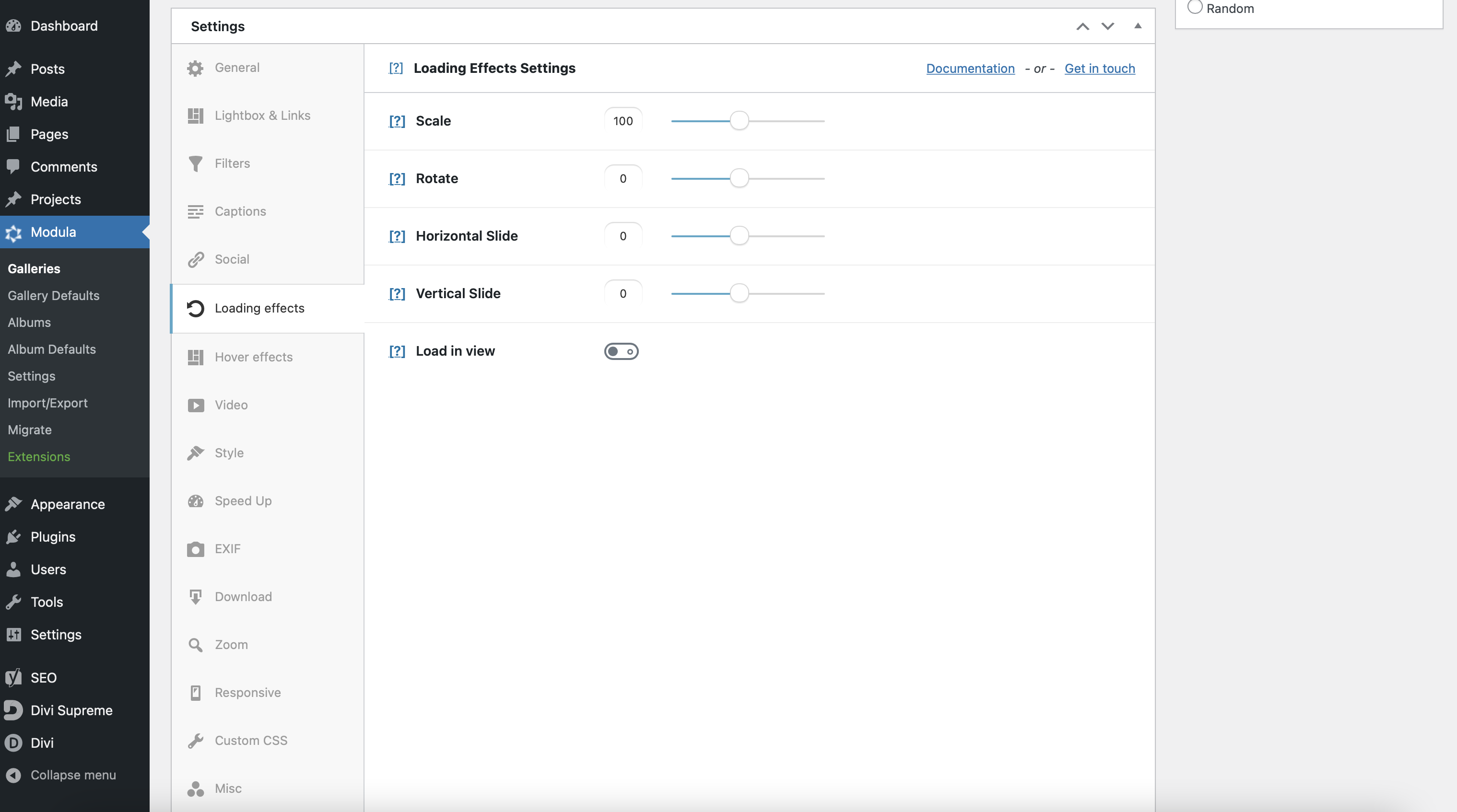 Image loaded effects