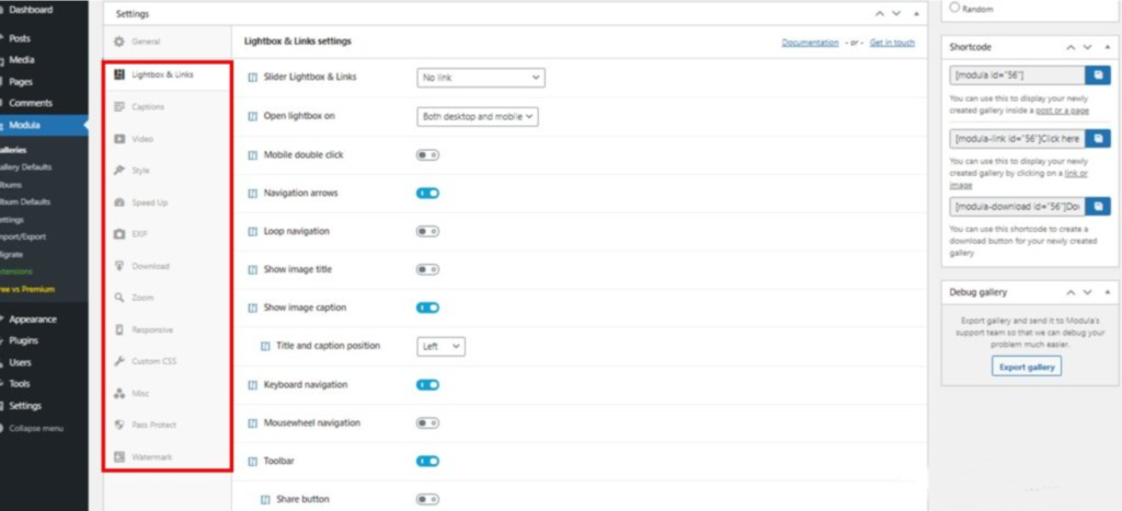 animated photo galleries