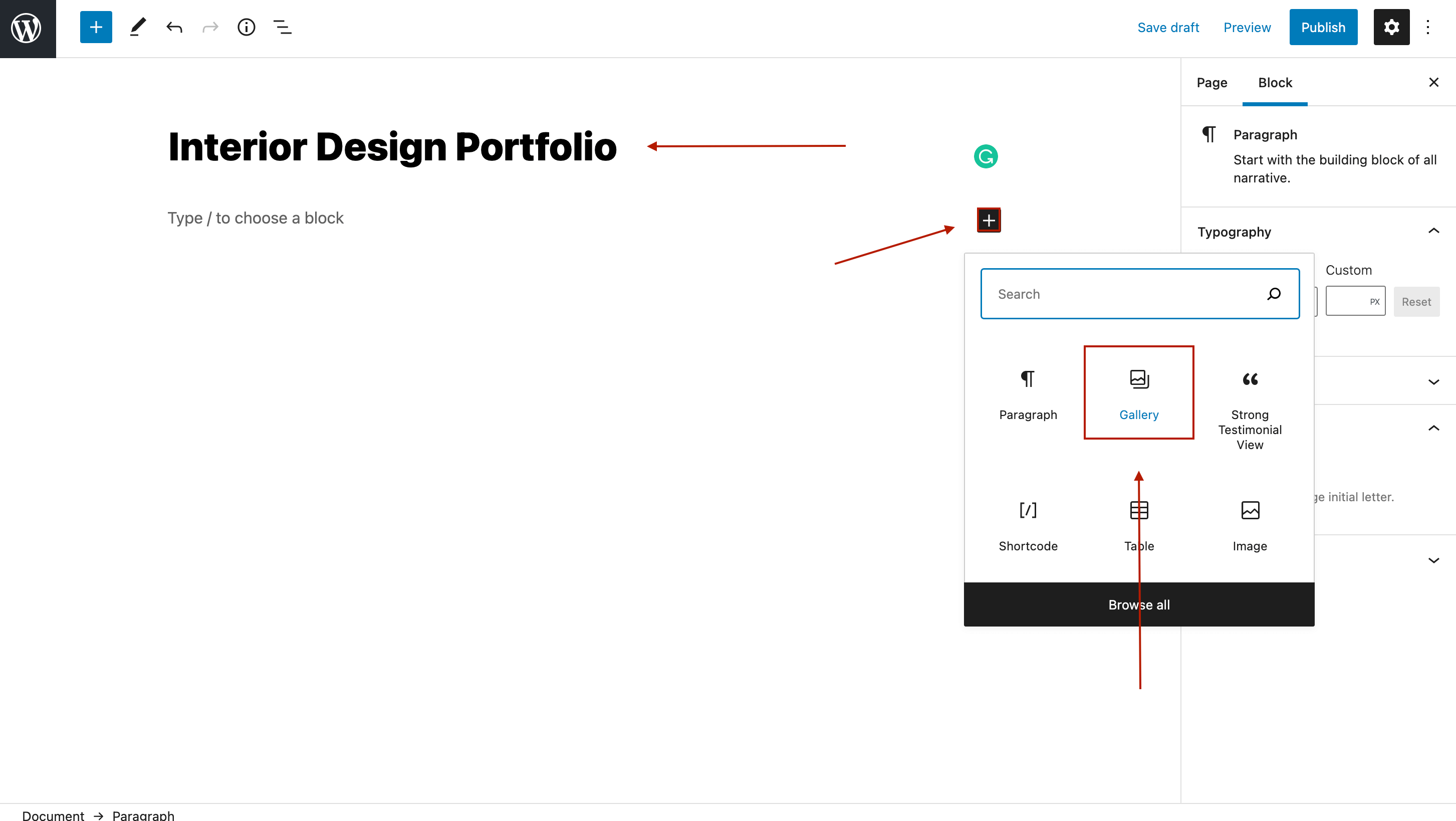 Create a gallery with Modula