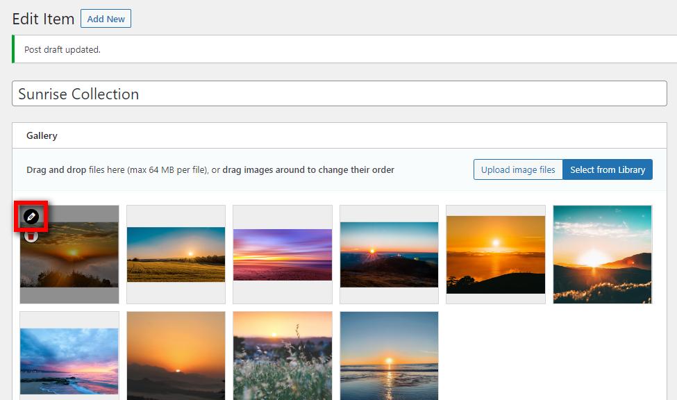 Click to edit image text and captions